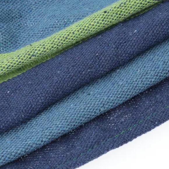 HOMESMART Indoor Outdoor Colorful Striped Canvas Camping Hammock-Blue (72.83"x31 - Picture 7 of 9